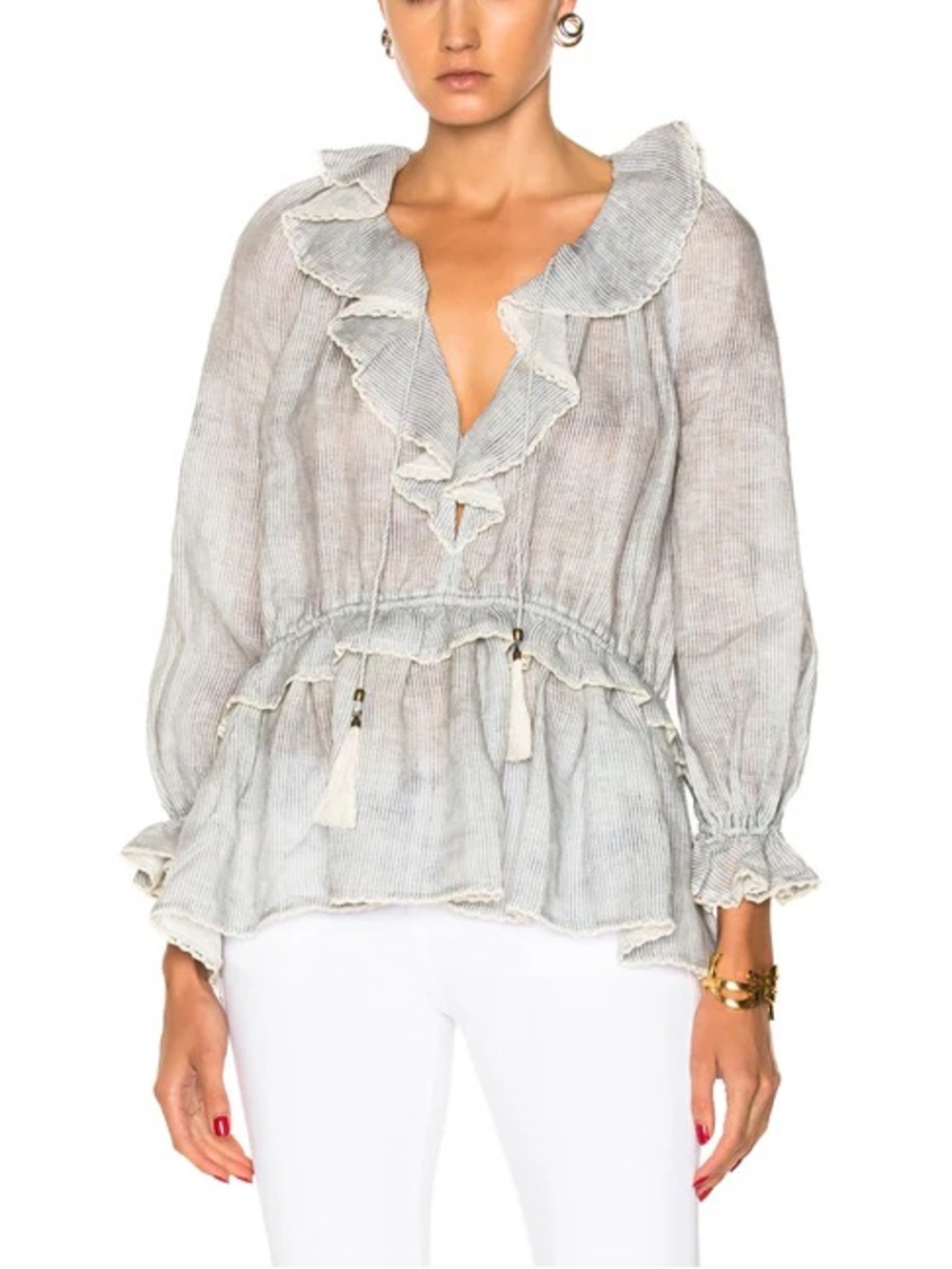 3 Zimmermann Tulsi Linen Blouse